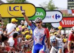 Arnaud Demare vencedor de la etapa 18 del Tour