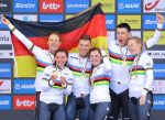 Alemania gana la contrarreloj mixta por equipos en mundial Flanders 2021