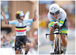 Evenepoel y Brown campeones del mundo en la contrarreloj individual