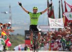 Óscar Rodríguez vencedor en la montaña de la etapa 13 de La Vuelta