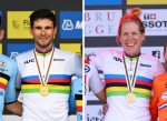 Ganna y van Dijk son los campeones mundiales contrarreloj