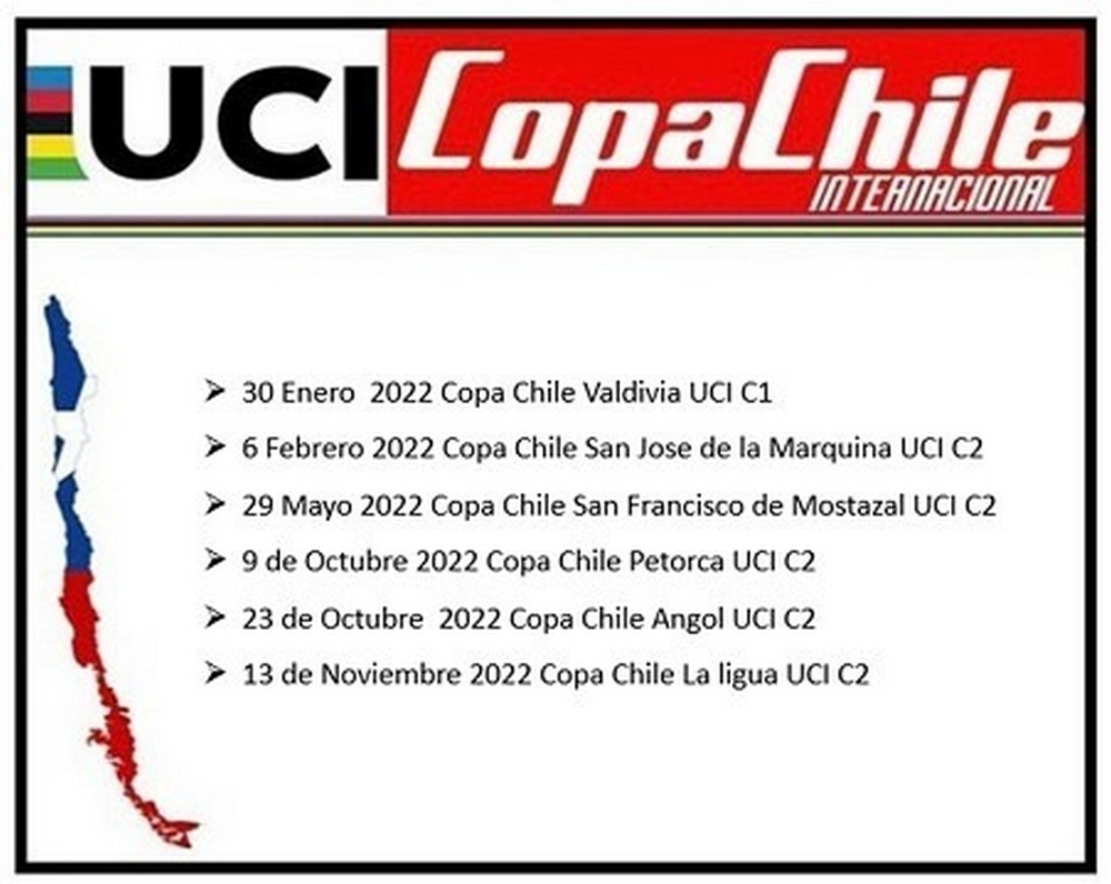 Revelado el calendario de la Copa Chile Internacional XCO 2022