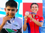 Vicente Rojas y Cata Soto le dan a Chile oro y bronce en el Panamericano de Ruta!