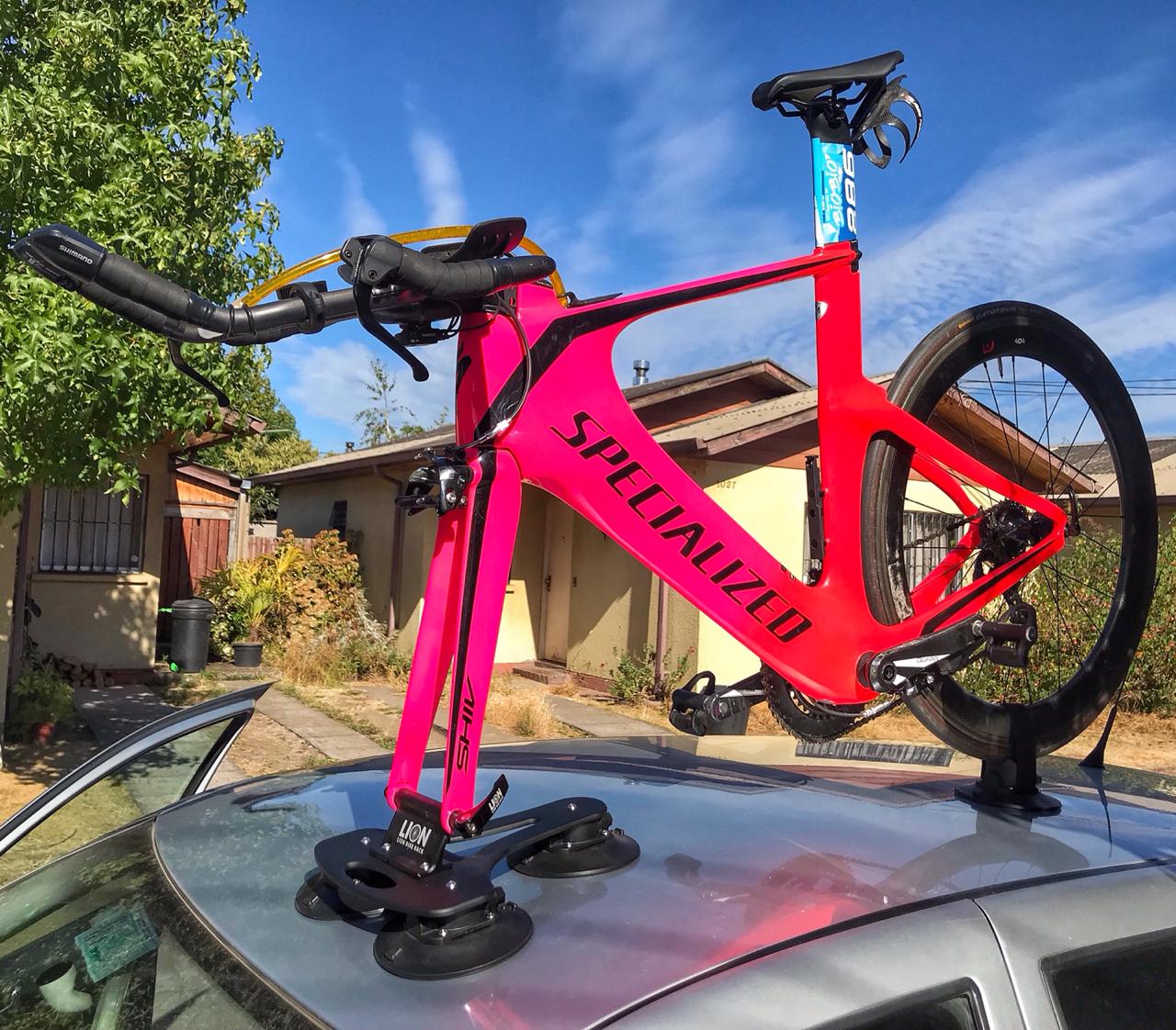 Porta bicicleta 2025 doble para auto