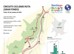 JJPP Stgo 23 ya tiene ruta ciclística de Gran Fondo