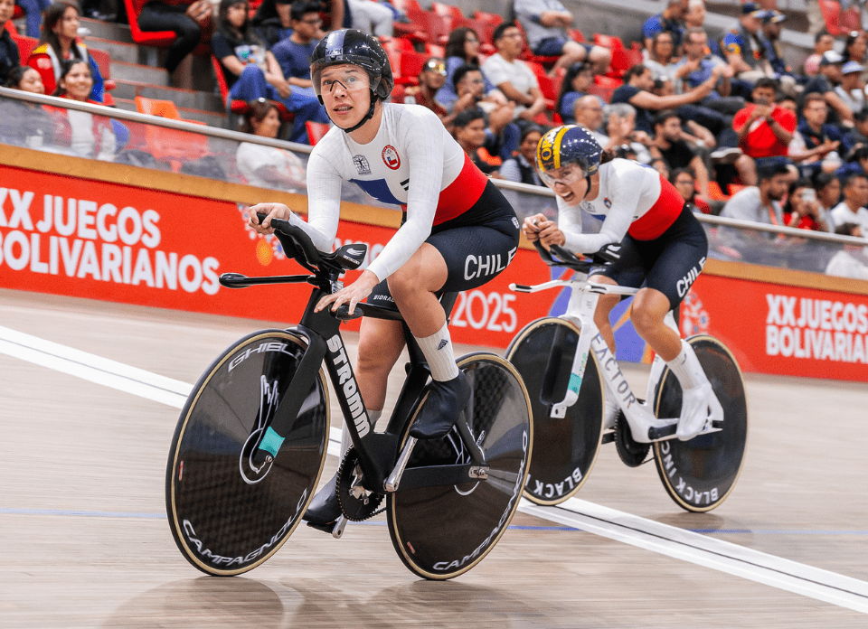 Madison femenino suma bronce para el ciclsimo de pista chileno en los Bolivarianos 2025
