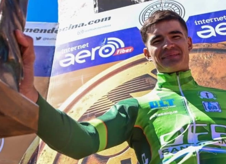 Chileno José Autran es segundo en la Vuelta Ciclística de Mendoza 2026
