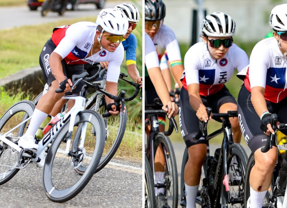 ¡Doble medalla! Plata y bronce junior para Chile en el panamericano de ruta