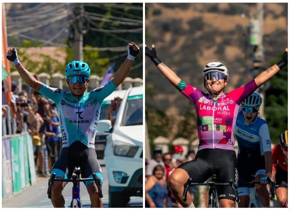 Vicente Rojas y Catalina Soto son los campeones nacionales de ruta 2026