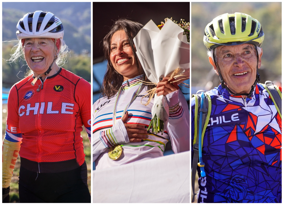 ¡Tenemos tres campeones del mundo! Nevados de Chillán recibió la UCI Masters MTB World Championships 2026