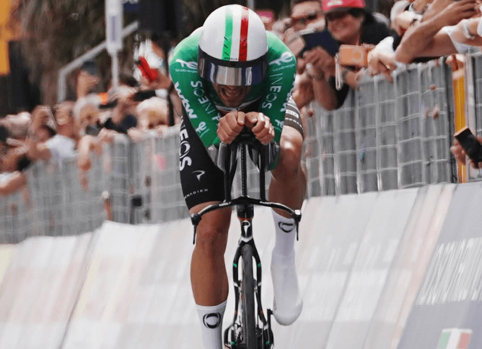 Filippo Ganna se queda con la Etapa 10 del Giro d’Italia 2026 y Elulalio se mantiene con la Maglia Rossa