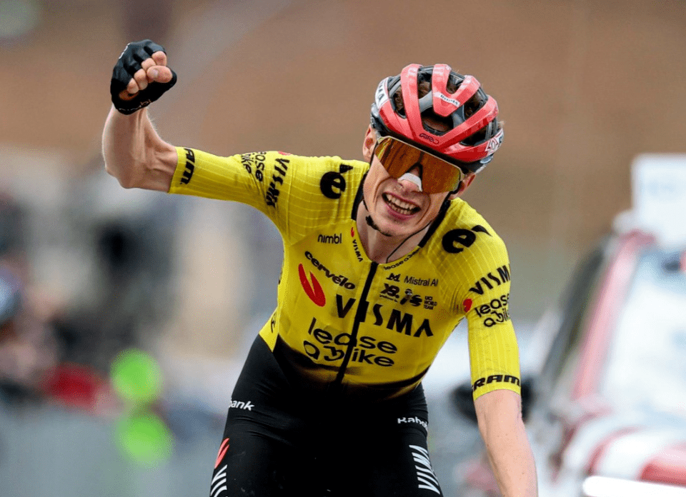 Jonas Vingegaard ganó la Etapa 7 del Giro d’ Italia 2026 y Eulálio sigue con la Maglia Rosa