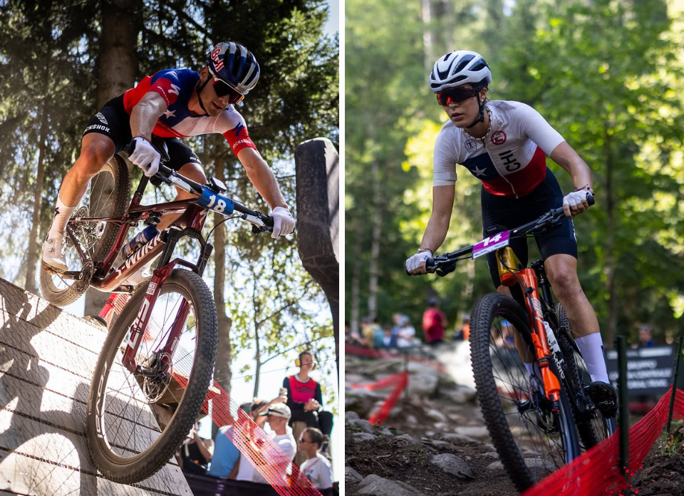 Martín Vidaurre y Popi Monsálvez cerca del podio en Val di Sole: Chilenos en el mundial XCO