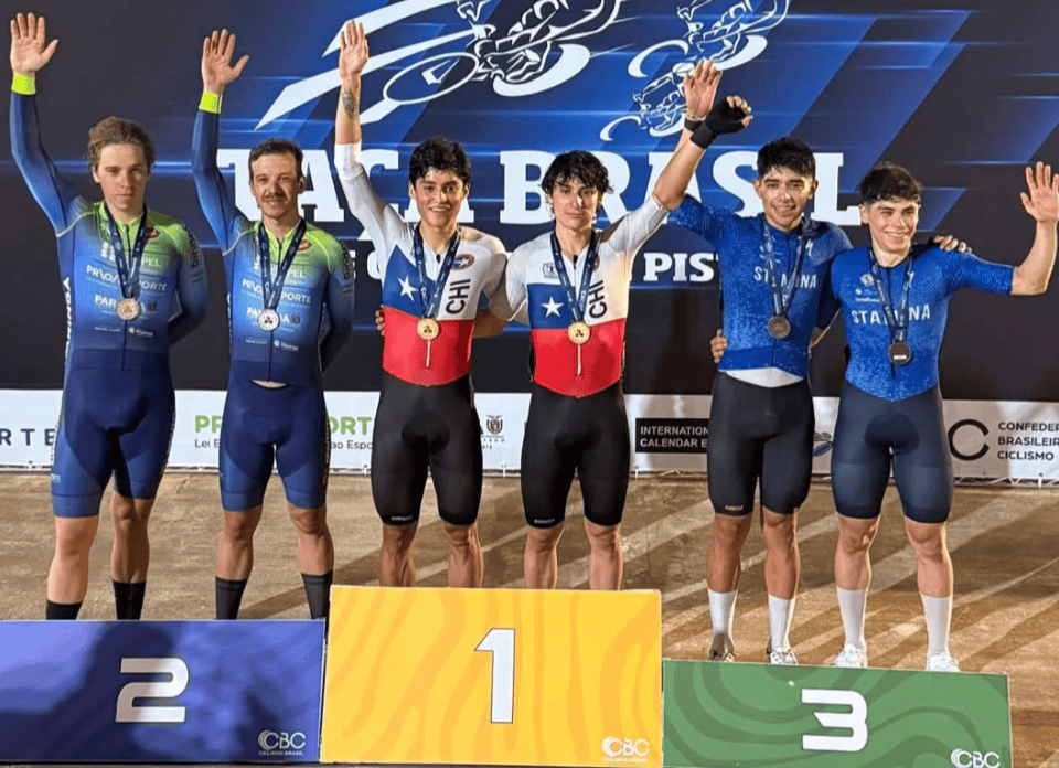 Chile obtuvo 8 medallas en la Copa Brasil de pista 2026