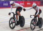 ¡2ª medalla de plata del día! Jacob Decar y Diego Rojas fueron segundos en el Madison masculino